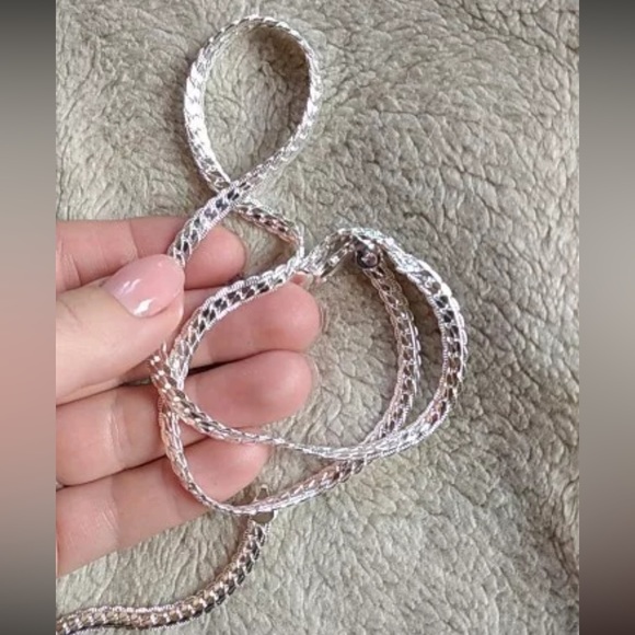 ❤️TRULY GORGEOUS, BRAND NEW REAL 925 SILVER CHAIN (45 & 50cm) MEN AND WOMAN❤️ - Picture 5 of 8